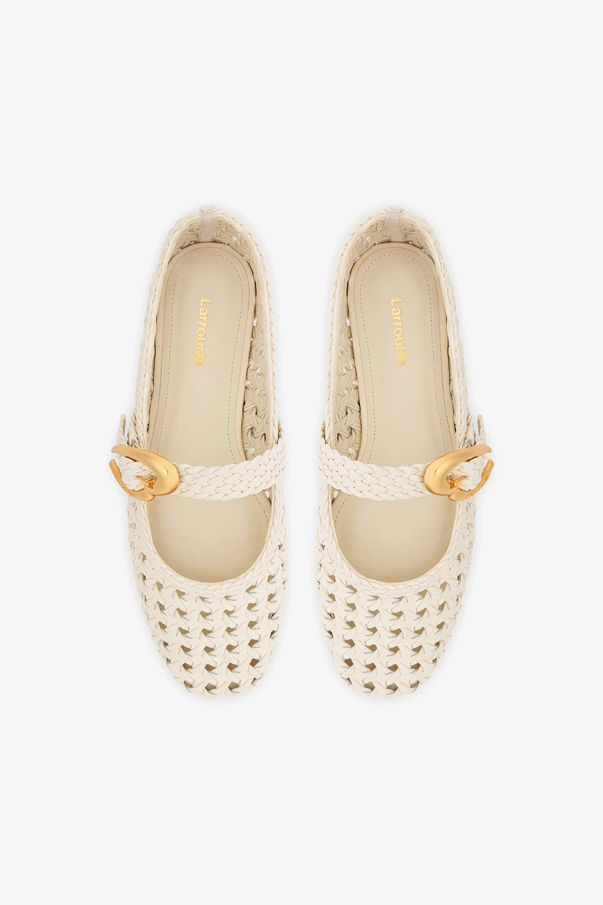 Verona New Macrame In Ivory Leather | Larroude