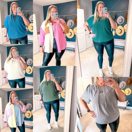 Affordable blouses to build the perfect work outfit

These are such great options for work blouses - style with faux leather leggings, pants, slacks, skirts, etc. 

All under $25! 

#LTKunder50 #LTKworkwear #LTKcurves