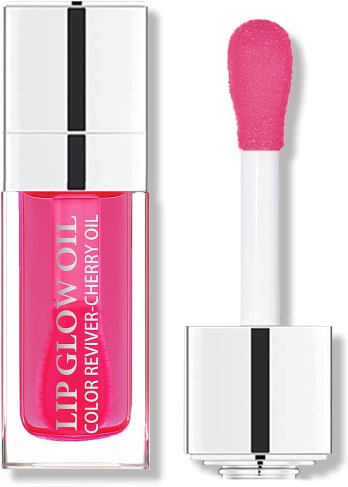 Hydrating Plumping Lip Oil Lip Gloss Lip Balm Lip Care Transparent Toot Lip Oil, Tinted Sheer Col... | Amazon (US)