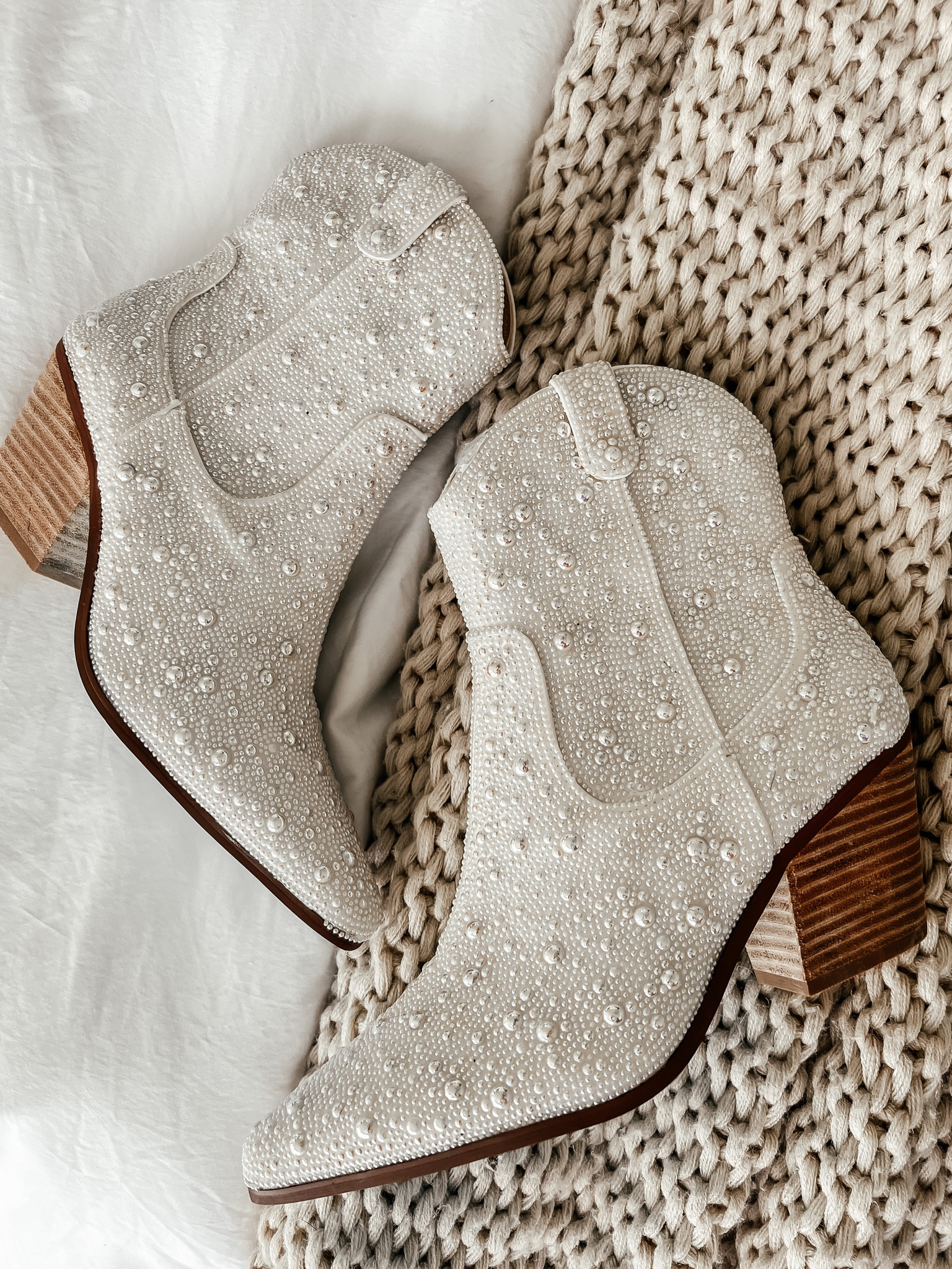 Sharing the shoes I’m wearing for our rehearsal dinner! Our theme is cowboy casual so of course I needed some bridal cowboy boots! 🚨‼️ these run small!! I sized up a half size because of reviews do not order your normal size!! 

Taylor swift shoes. Bridal shoes. Bride cowboy boots. Bridal cowboy outfit. Nashville boots. Bride Nashville cowboy boots  