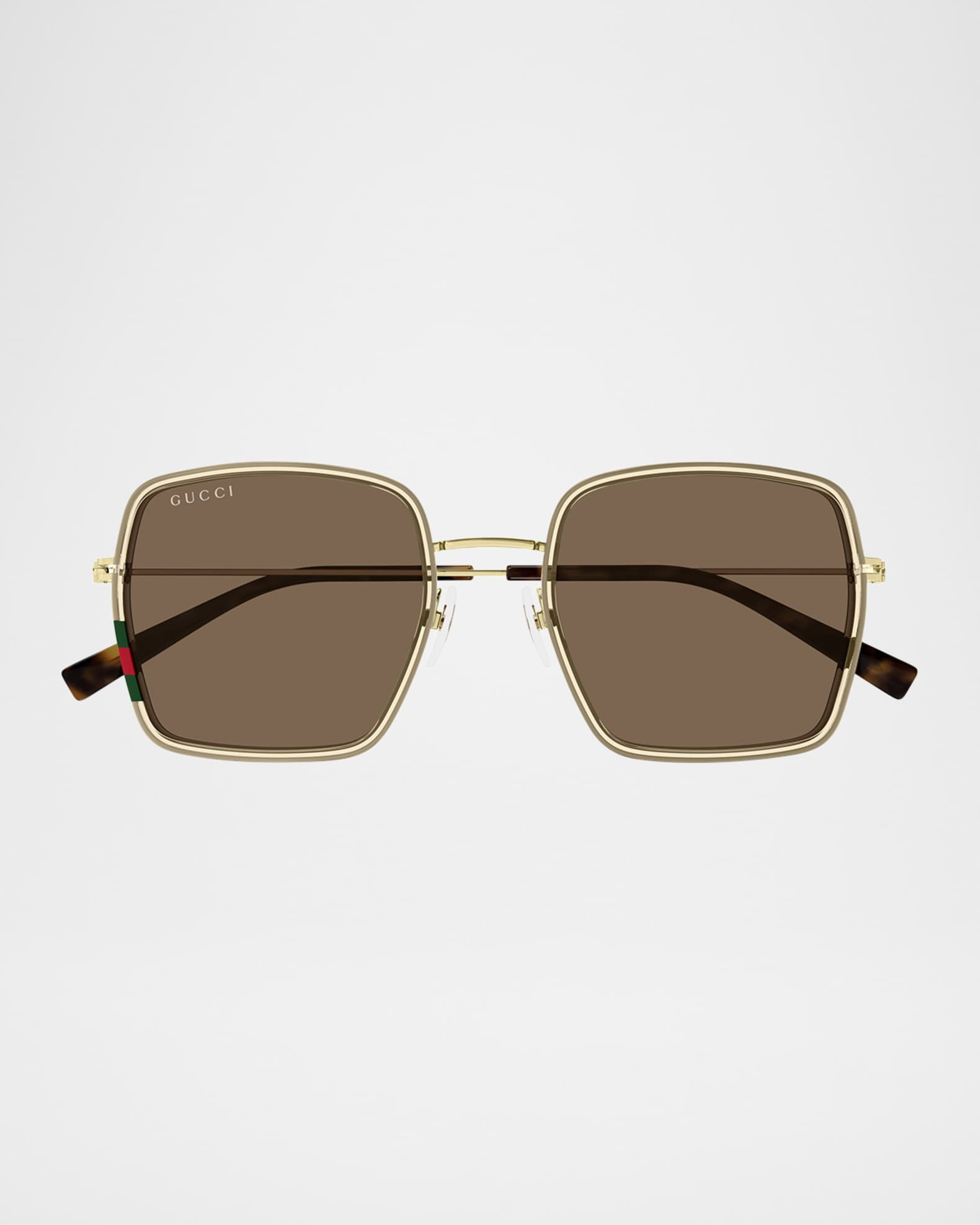 Injected Plastic Square Sunglasses | Neiman Marcus