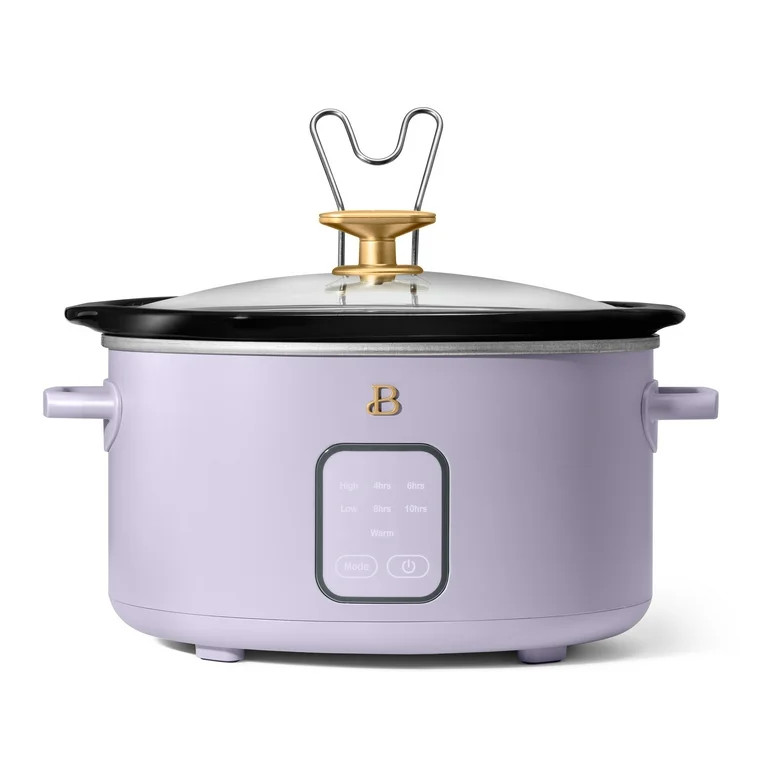 Beautiful 4Qt Slow Cooker with Touch-Activated Display, Lavender by Drew Barrymore | Walmart (US)