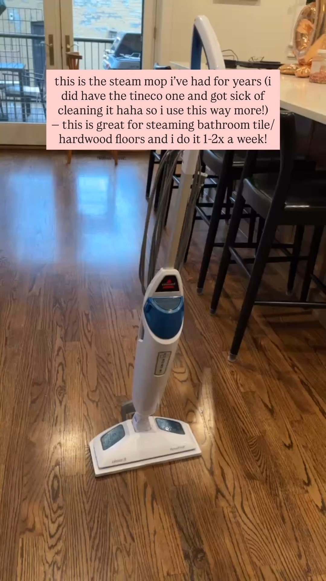 favorite steam mop i use 1-2x a week! #cleaningproducts 

#LTKHome #LTKFindsUnder100