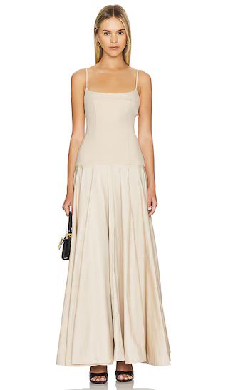 by Marianna Laure Maxi Dress in Light Beige | Revolve Clothing (Global)