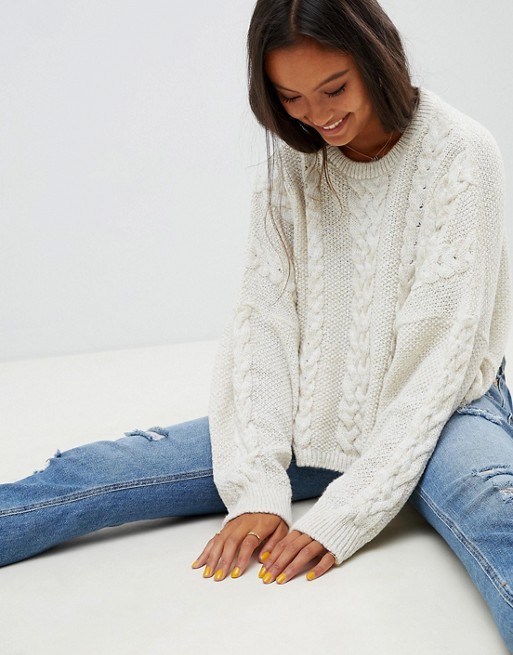 ASOS DESIGN cable sweater | ASOS US