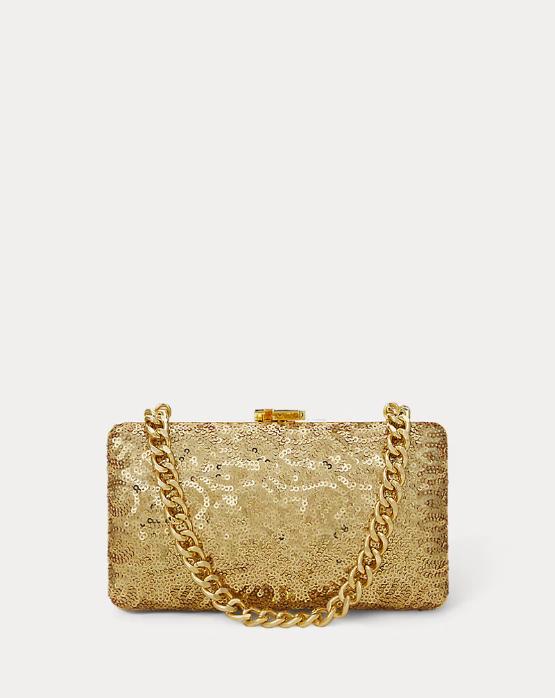 Sequined Small Franki Clutch | Ralph Lauren (UK)