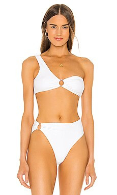 superdown Tyler Bikini Top in White from Revolve.com | Revolve Clothing (Global)
