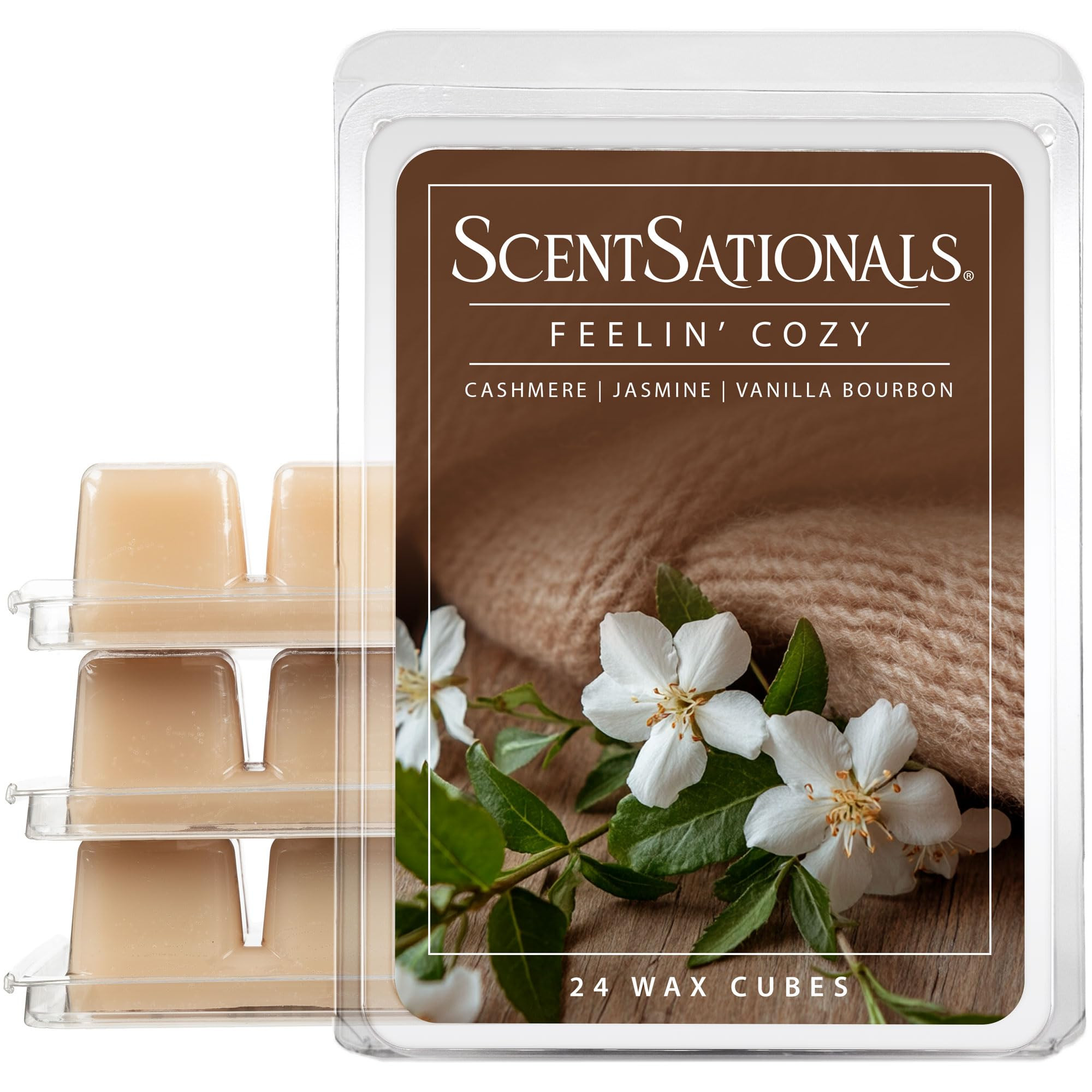 Scentsationals Fall Wax Melts, Wax Cubes Strong Scent - Feelin' Cozy - Long Lasting Scented Melts... | Amazon (US)