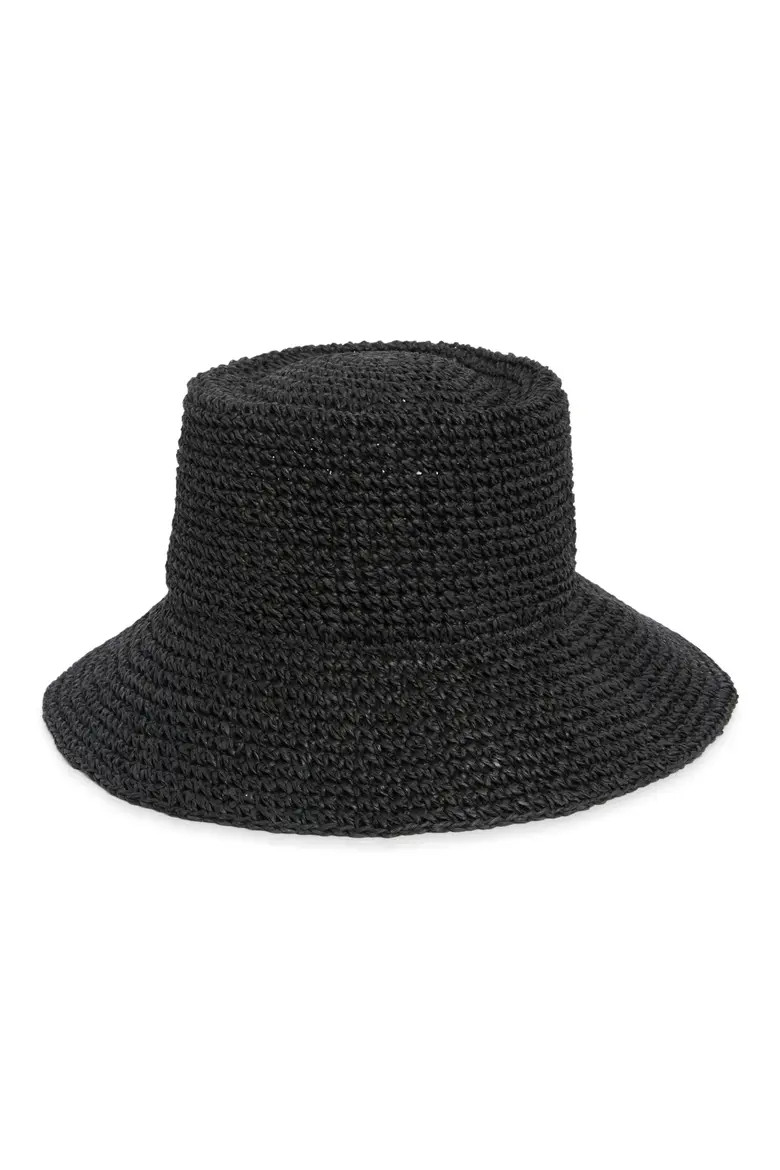 Lantern Packable Straw Bucket Hat (Women) | Nordstrom | Nordstrom