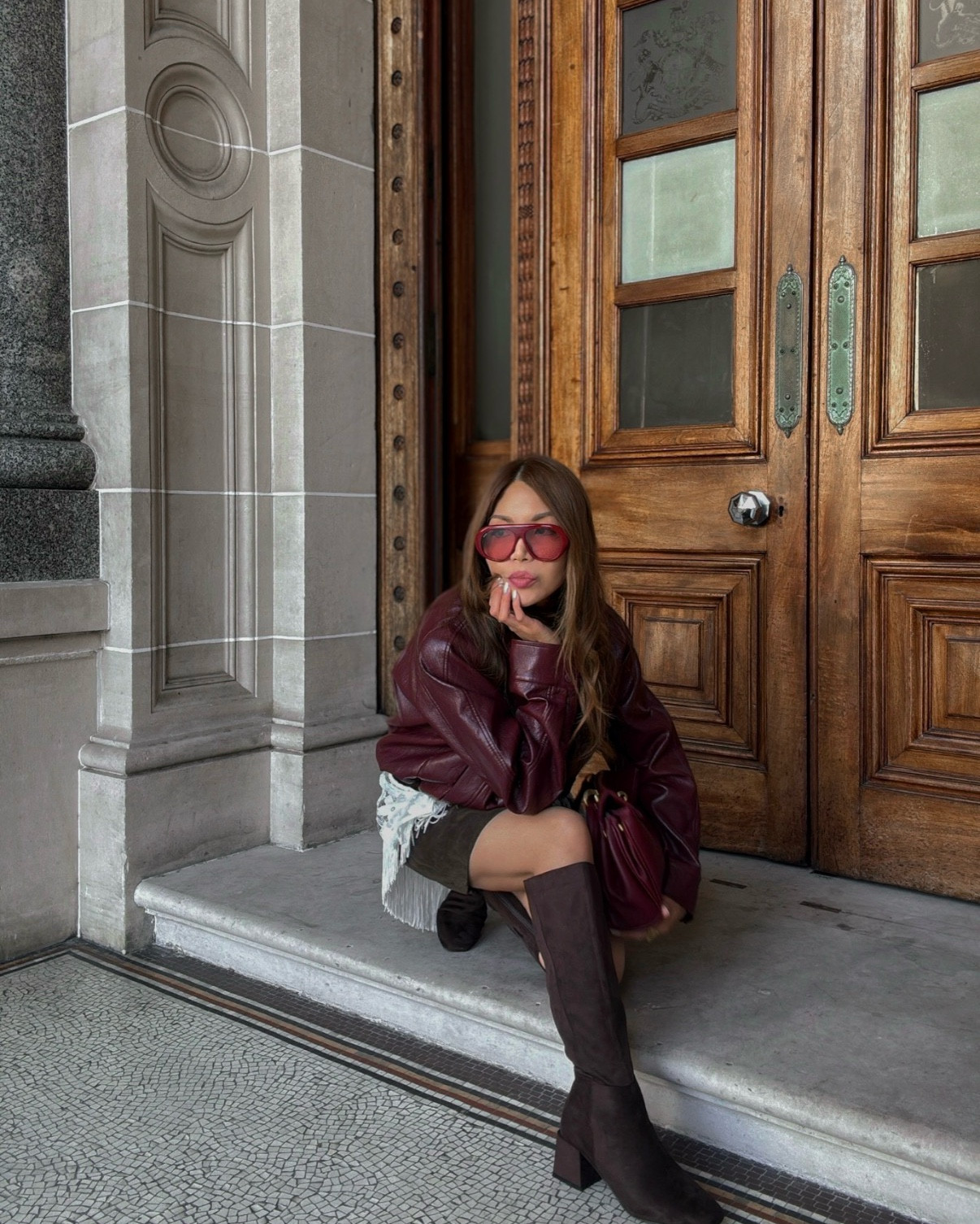 Hey I’m totally obsessed with funnel necks, aviators and long suede boots rn.! AW fashion here we come ❤️

Note: many of the items linked are now 20% off! White Tassle wrap is sold out so option brown is available. 

#Burgundyandportwine #lookoftheday #fashioninspo #fashionchic 

#LTKaustralia #LTKstyletip #LTKautumn