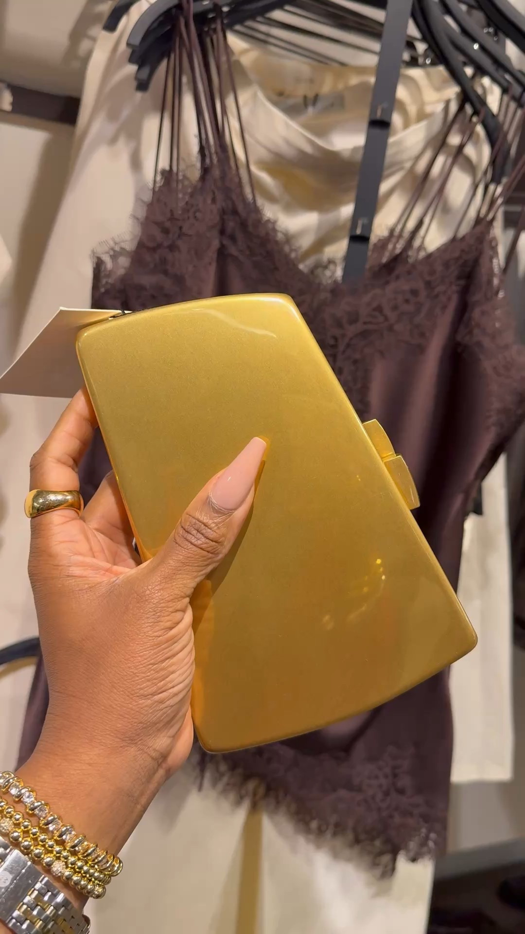 Gold clutch at Zara 

#LTKNYFW #LTKSeasonal
