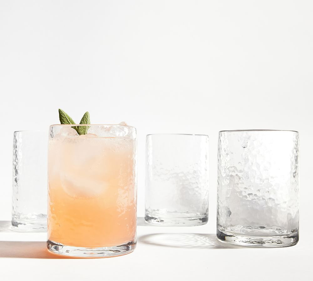 Hammered Outdoor Drinking Glasses | Pottery Barn (US)