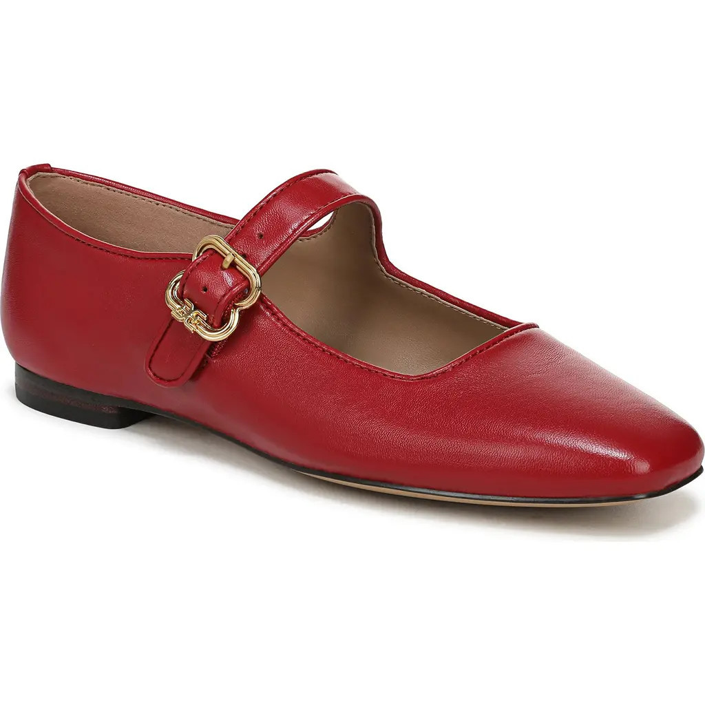 Sam Edelman Michaela Mary Jane Flat in Scarlet at Nordstrom Rack, Size 9 | Nordstrom Rack