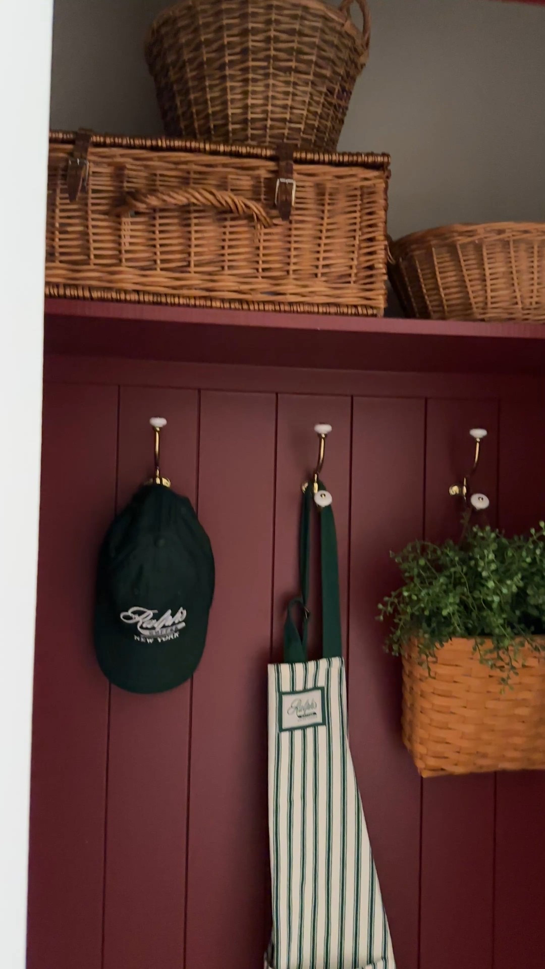 Hallway utility closet for storage of everyday items. 

#LTKHome