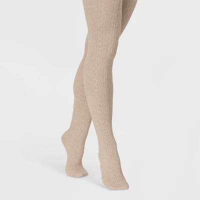 Women's Cable Sweater Tights - A New Day™ | Target