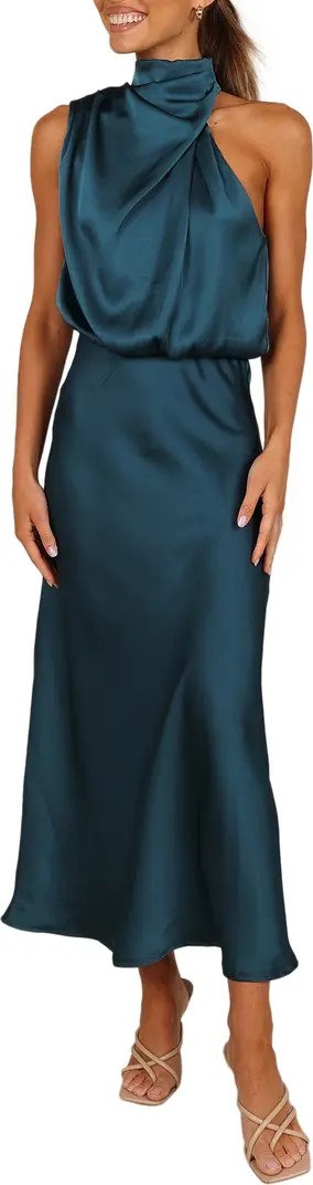 Annabelle Satin Midi Dress | Nordstrom