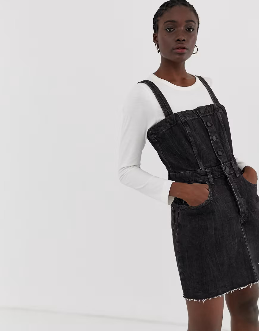 Cheap Monday Potion denim dress-Black | ASOS (Global)