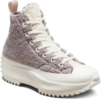 Chuck Taylor® All Star® Faux Shearling Run Star Hike Platform Sneaker (Unisex) | Nordstrom Rack
