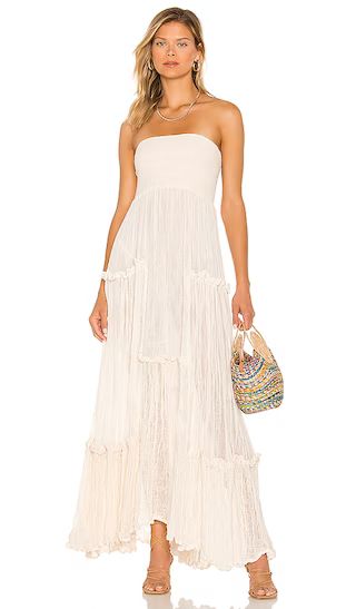 Lavender Fields Maxi Dress in Gauze Natural | Revolve Clothing (Global)