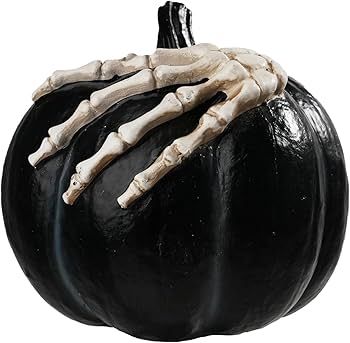 Halloween Pumpkin Decorations Indoor, Black Pumpkins Centerpiece for Table, Amazon Halloween, Fall | Amazon (US)