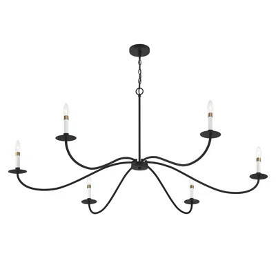 Aliaa 6 - Light Candle Style Classsic Chandelier | Wayfair Professional