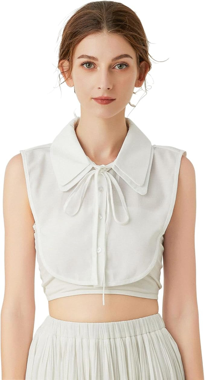 Womens Half-Shirt Dickey Collar, Detachable Fake Collars | Amazon (US)