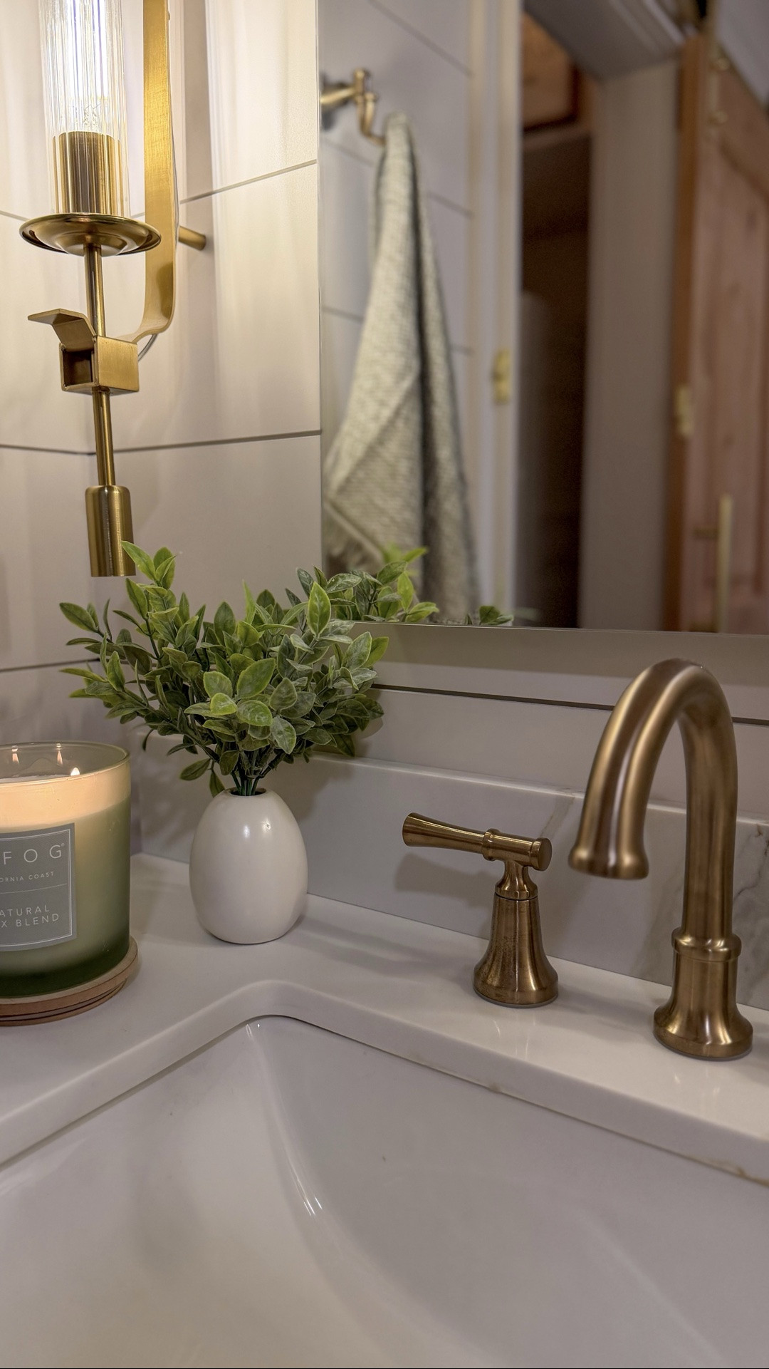 It's all the layered details that give this bathroom its personality. Timeless fixtures, intentional proportions, and refined finishes come together to create a space that's elegant without feeling overdone.

#LTKHome