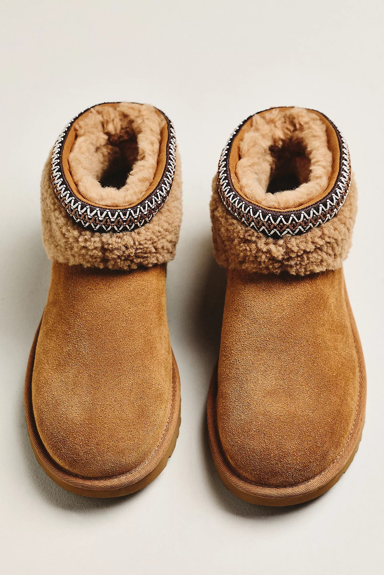UGG Classic Ultra Mini Maxi Curly Boots | Anthropologie (US)