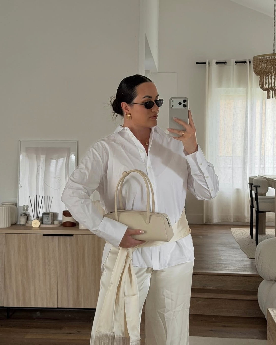 Chic silk pants outfit for spring/summer - finding my postpartum style! 

#LTKmomlife #LTKWorkwear #LTKootd