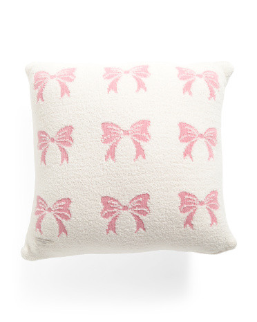 20x20 Bows Feather Knit Pillow | Throw Pillows | Marshalls | Marshalls