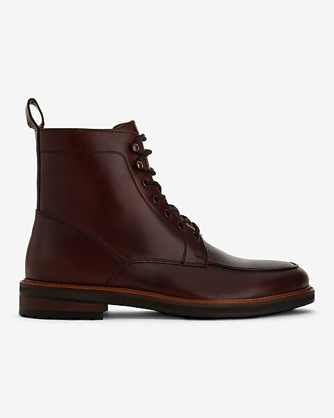 Brown Genuine Leather Hiker Boot | Express