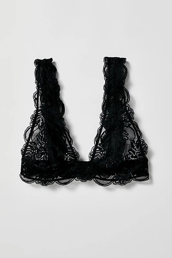Last Dance Lace Plunge Bralette by Intimately at Free People in Black, Size: Large | Free People (UK)