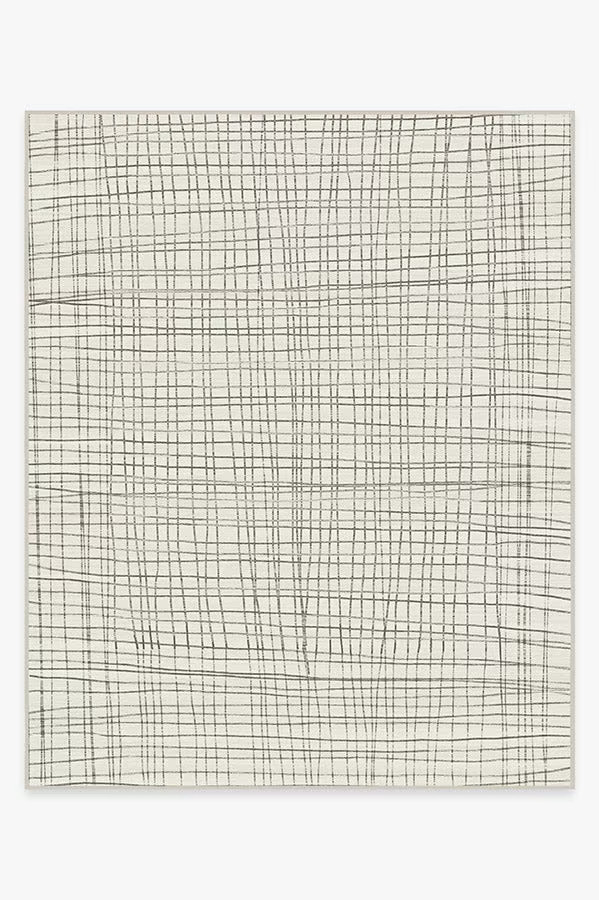 Modern Grid Creme Rug | Ruggable
