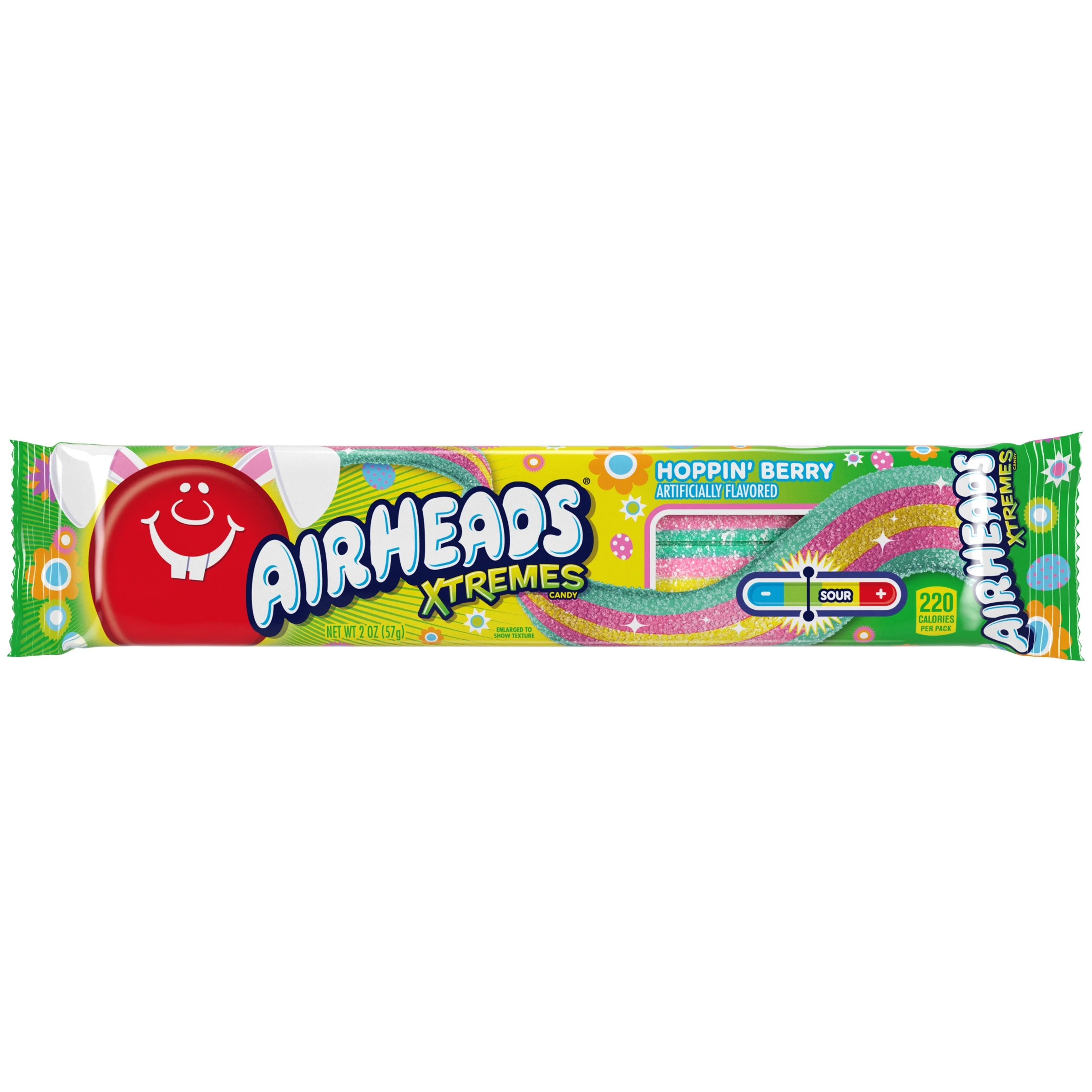 Airheads Xtremes Belts, Hoppin Berry Flavor, Sweetly Sour Easter Candy, Regular Size, 2 oz Tray | Walmart (US)