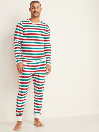Striped Jersey Pajama Set for Men | Old Navy (US)