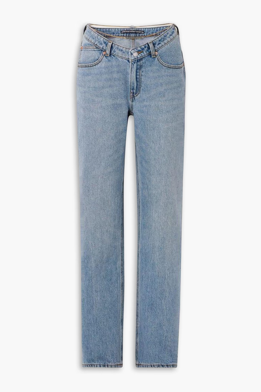 Nameplate embellished mid-rise straight-leg jeans | The Outnet (UK and Europe)