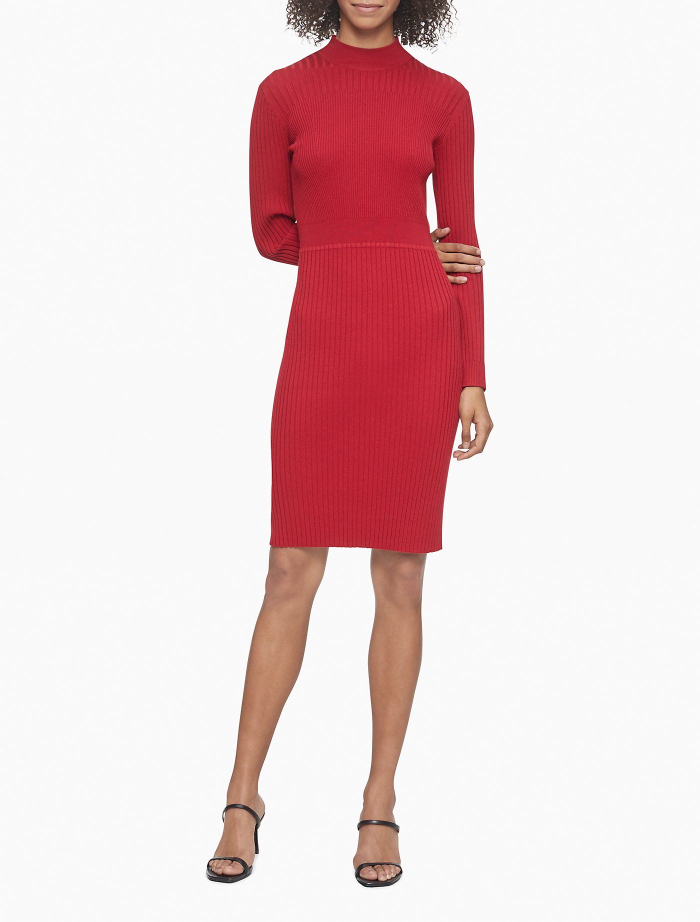 Ribbed Knit Sweater Dress | Calvin Klein | Calvin Klein (US)
