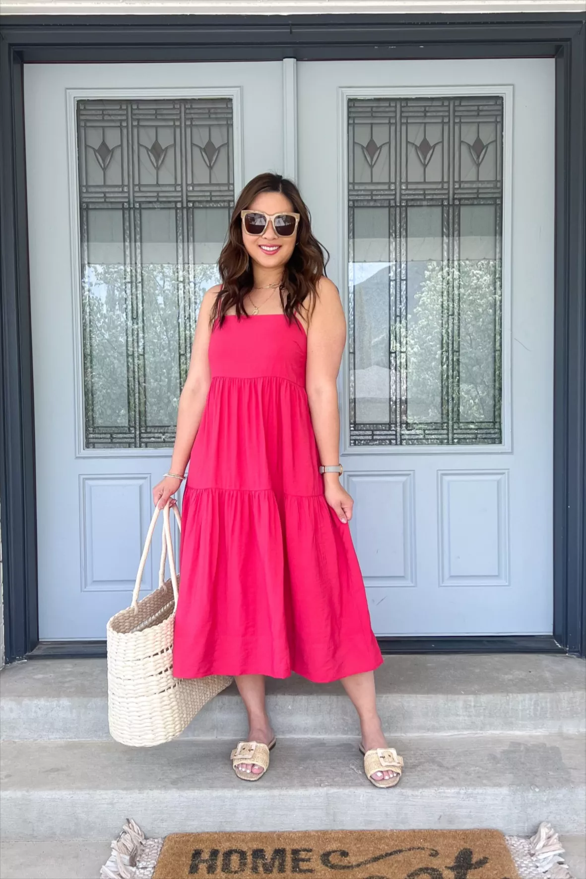 Trapeze Midi Dress curated on LTK Trapeze Midi Dress curated on LTK