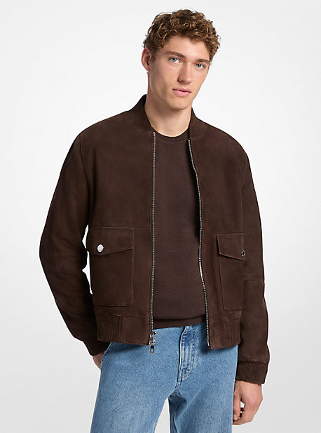 Suede Racer Jacket | Michael Kors US