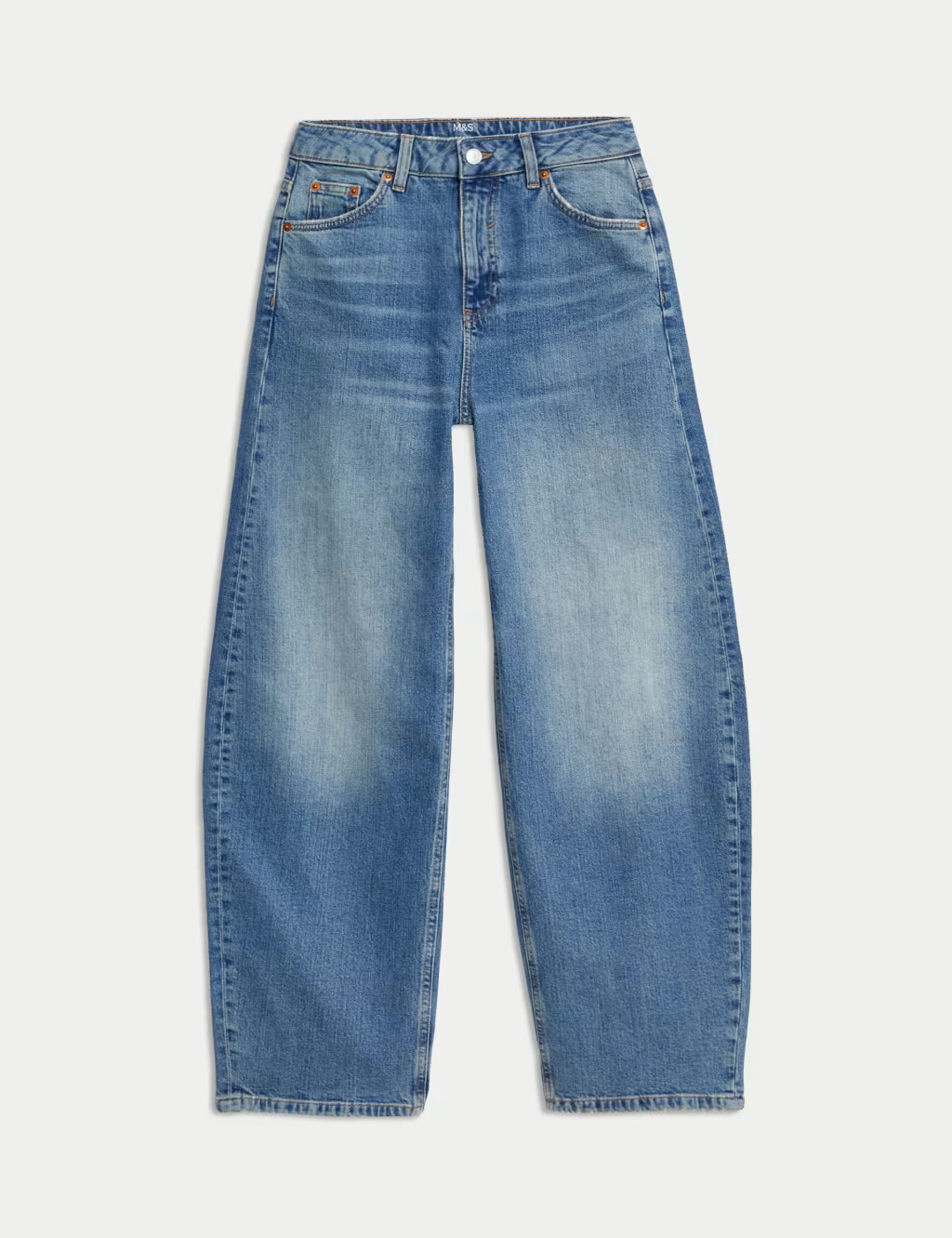 Mid Rise Relaxed Horseshoe Jeans | Marks & Spencer (UK)