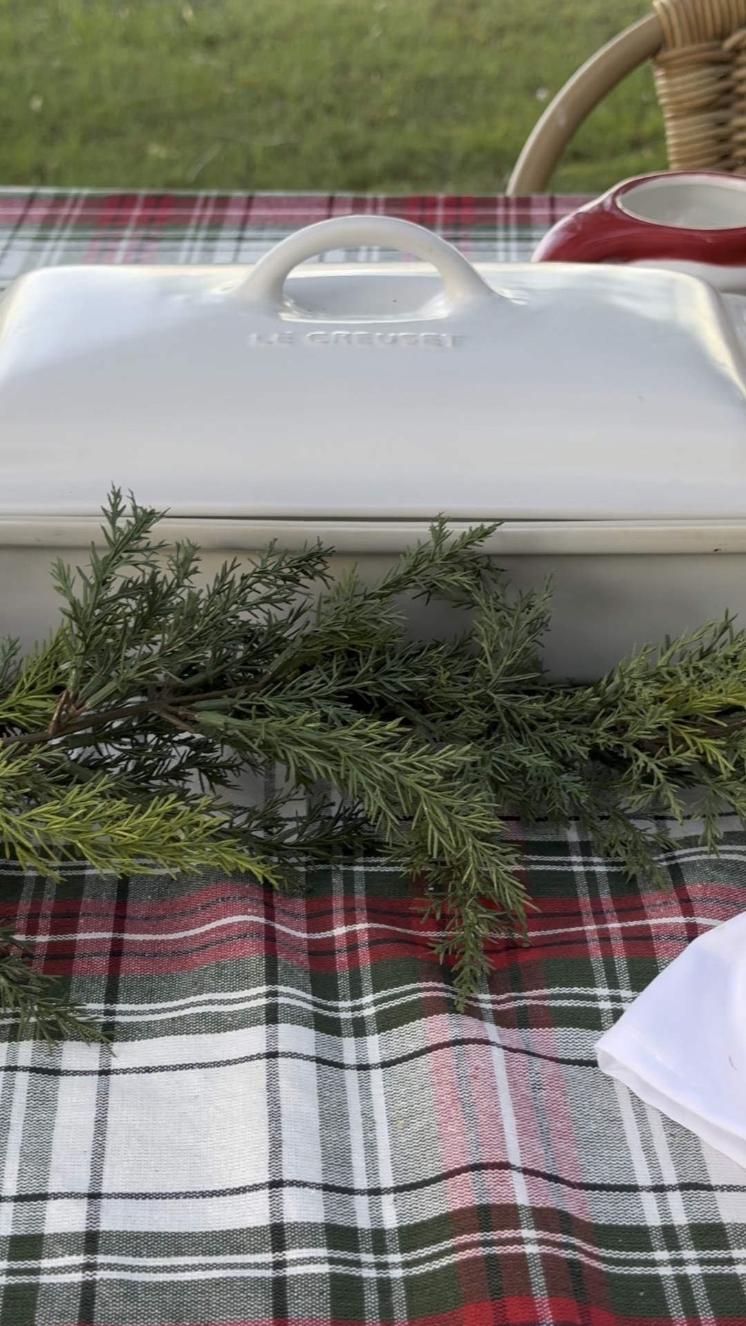 Love this amazing Le Creuset casserole dish with a lid! It’s ideal for every day and also looks great on a holiday Tablescape! These holiday hosting essentials are available at @wayfair! #wayfairpartner #wayfair #onlyatwayfair #paidlinks ❤️ 

#LTKSeasonal #LTKHoliday #LTKParties