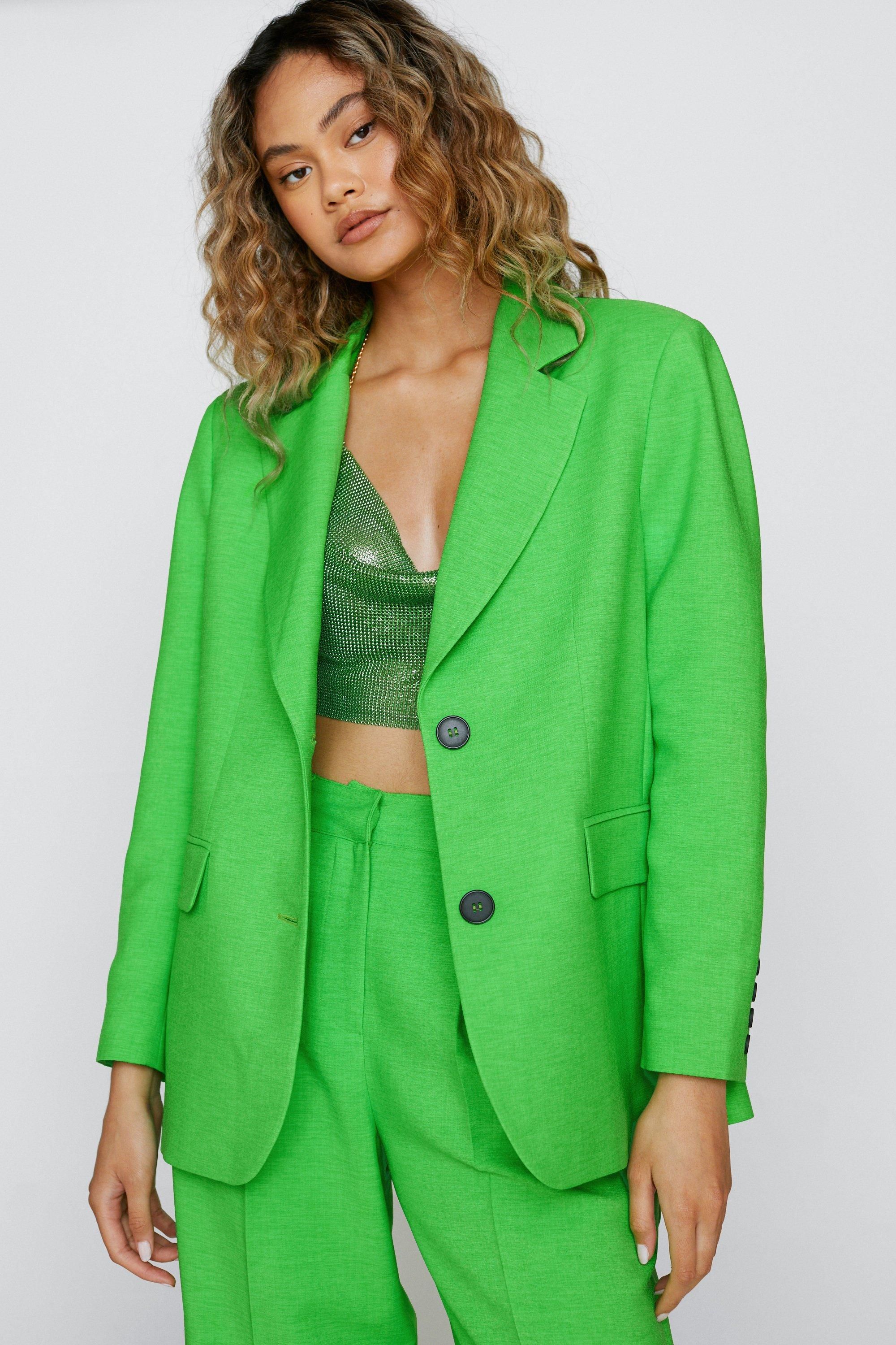 Single Breasted Tailored Two Piece Set Blazer | Nasty Gal (US)