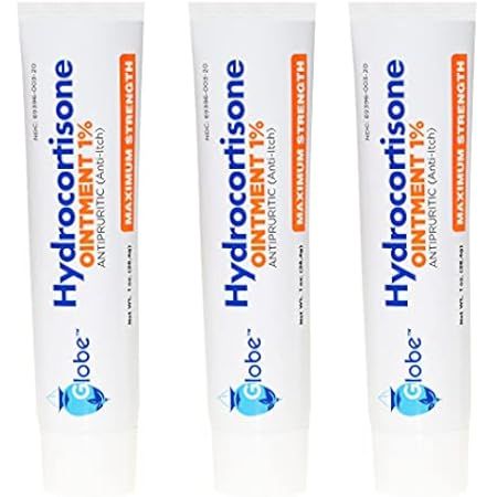 Globe Hydrocortisone Maximum Strength Cream 1% w/ Aloe, | Anti-Itch Cream for Redness, Swelling, Itc | Amazon (US)