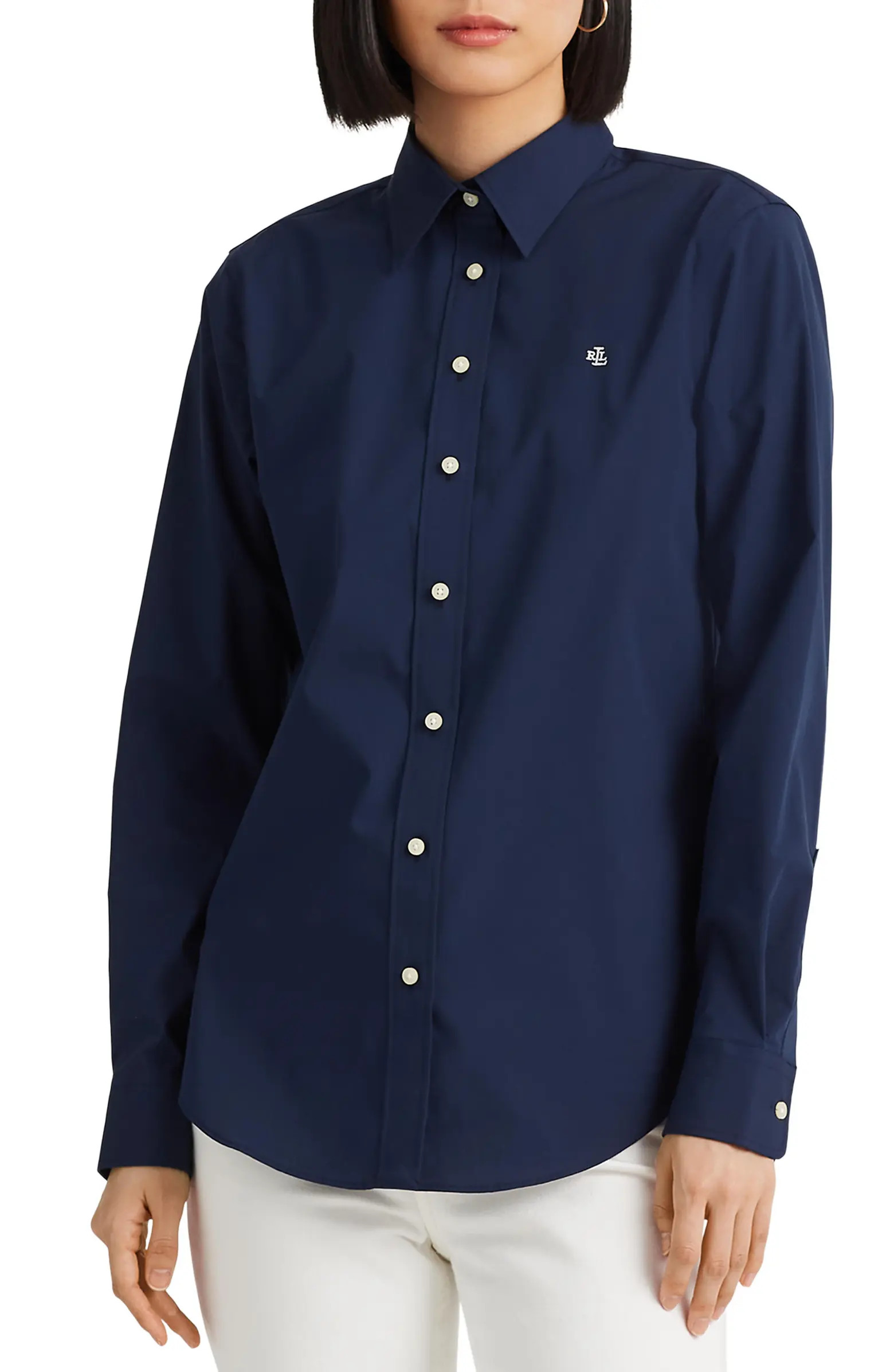 Easy Care Stretch Cotton Shirt | Nordstrom