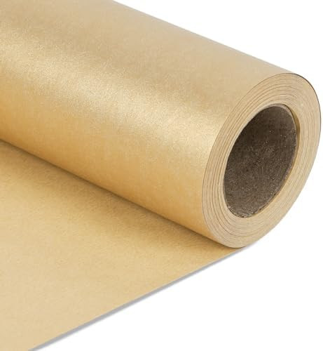 NESCCI Gold Matte Wrapping Paper,Solid Color Pearly-Lustre Paper,Gift Wrapping Paper,Perfect for ... | Amazon (US)