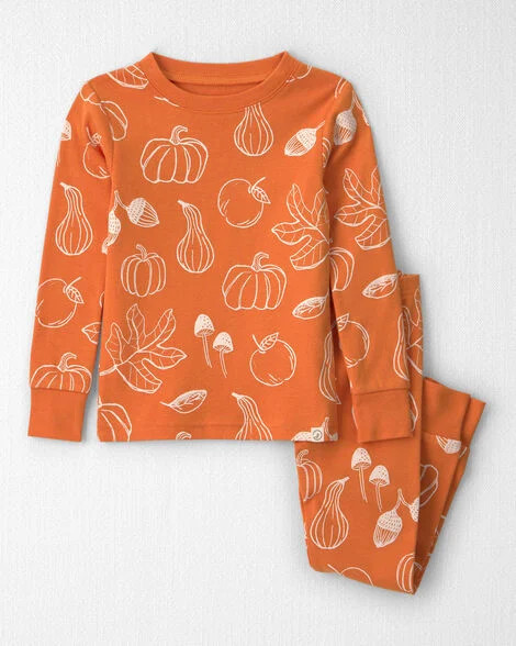 Toddler 2-Piece Organic Cotton Pajamas in Autumn Gourds - Little Planet | Carter's | Carter's Inc