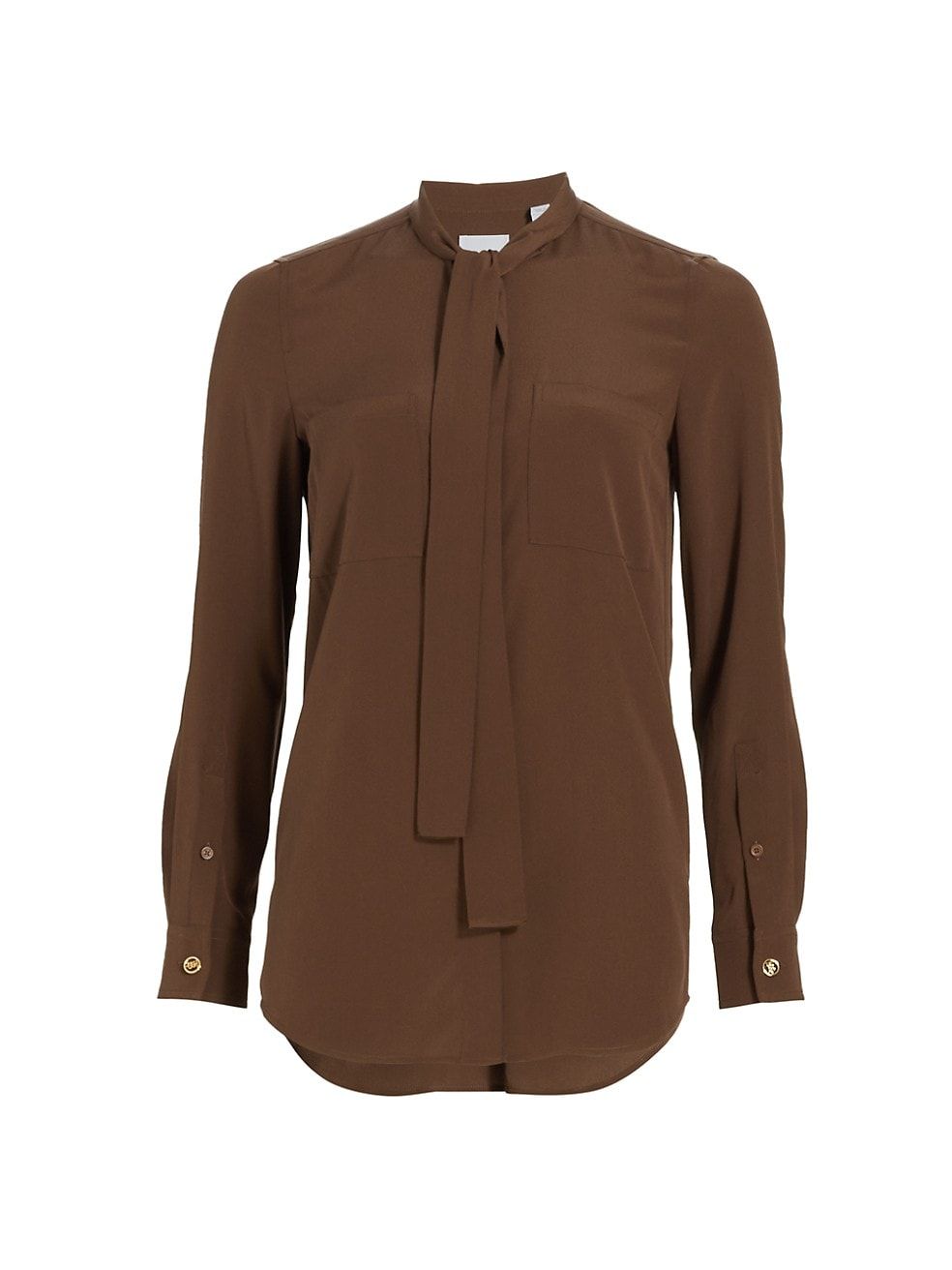 Kelli Tie-Neck Silk Blouse | Saks Fifth Avenue