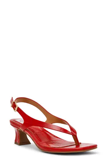 DV by Dolce Vita Birdie Slingback Sandal in Red Croco at Nordstrom Rack, Size 8 | Nordstrom Rack