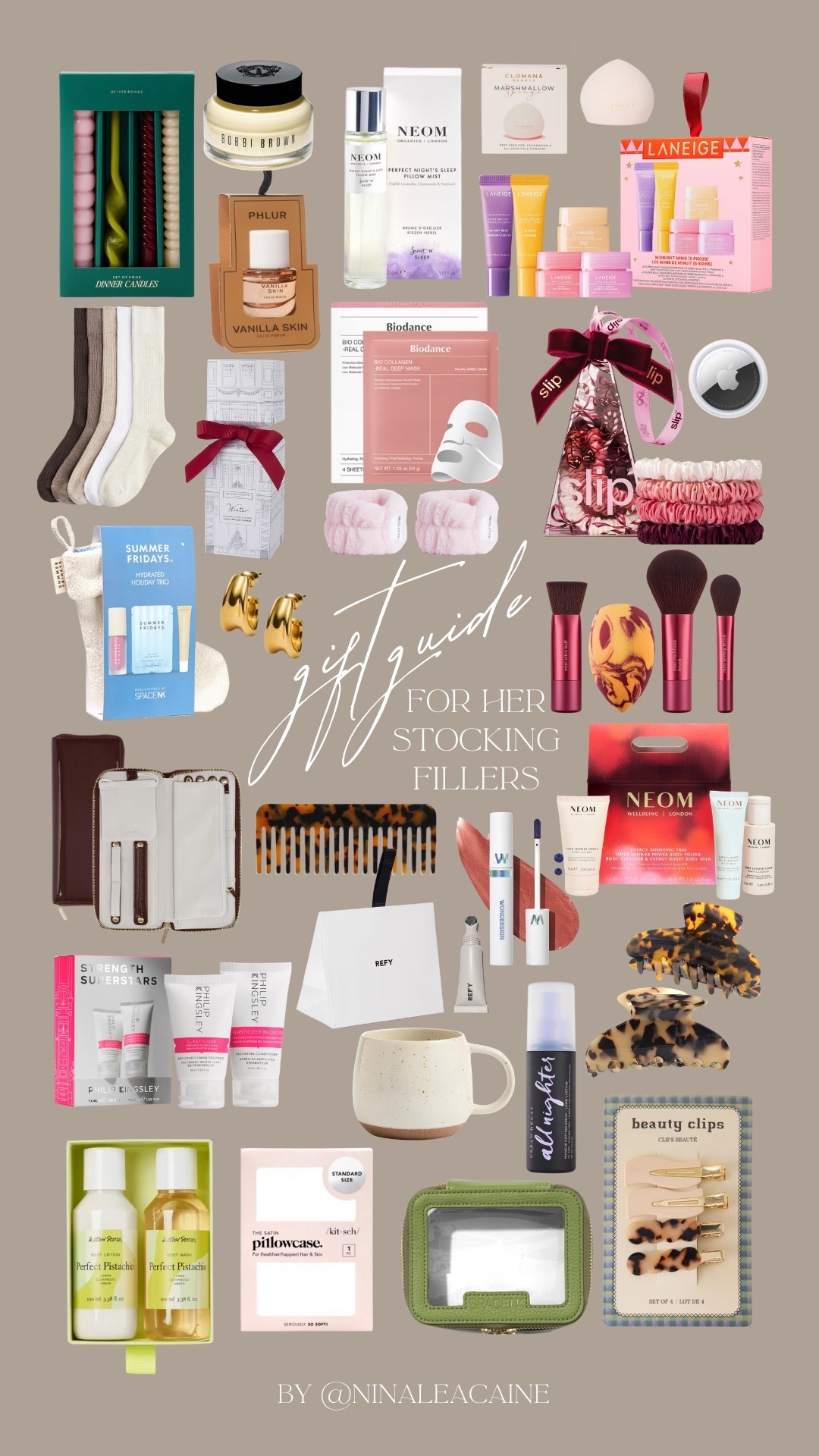 Gift guide for her stocking fillers 🩷 #giftguide #stockingfillers #giftguideforher 

#LTKCyberWeek #LTKuk