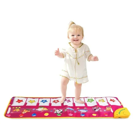 Piano Mat, Musical Keyboard Playmat 39.5"" Electronic Music Carpet Animal Touch Play Blanket Funny X | Walmart (US)